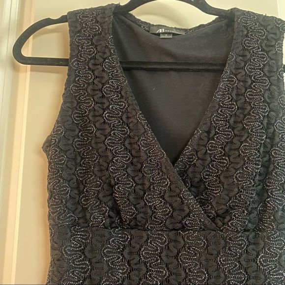 Vintage AB Studio 90s Vibes Wavy Embroidered Cross Front Tank Top Blouse - Picture 2 of 6